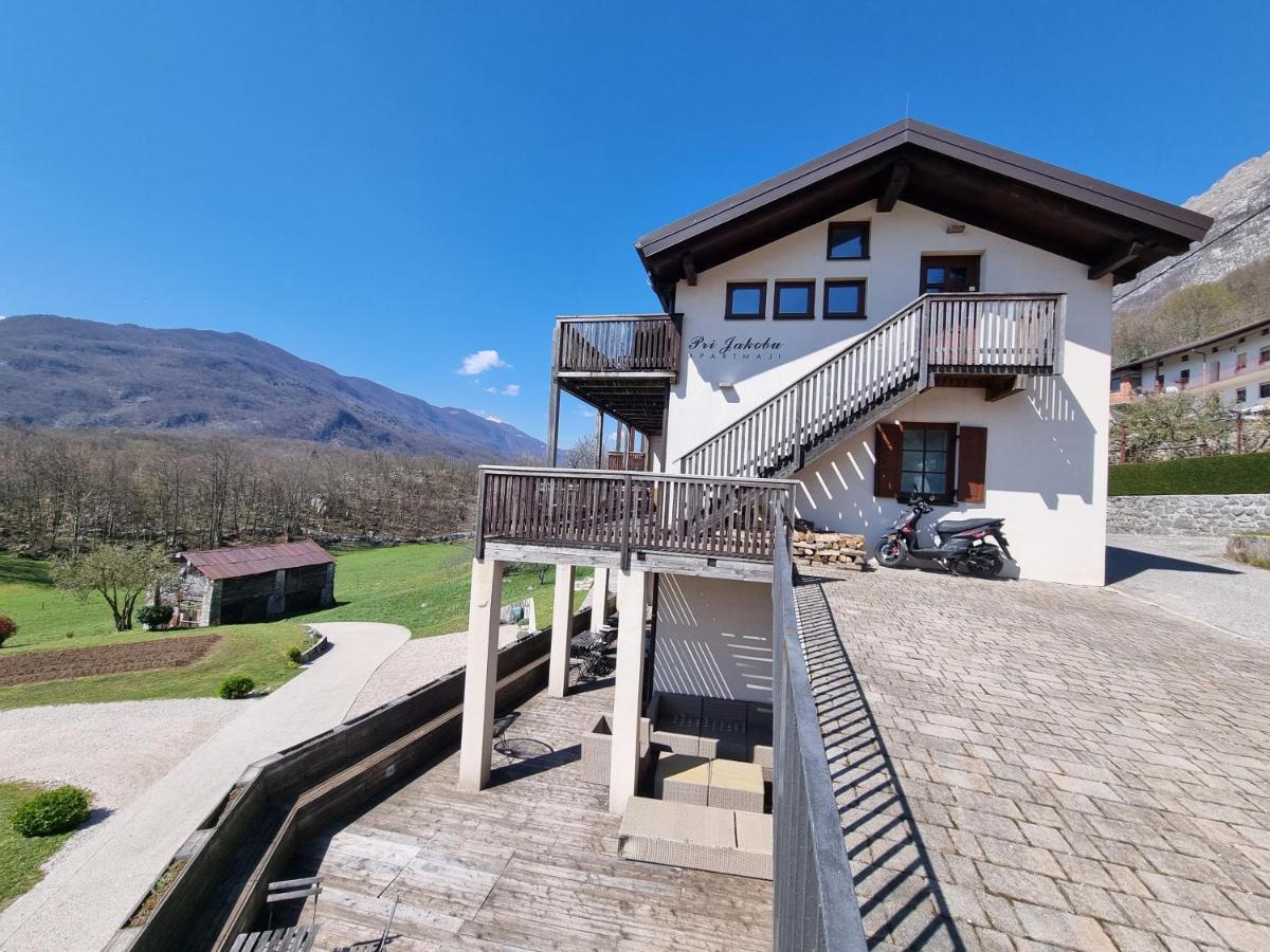 Apartments Pri Jakobu Кобарид Экстерьер фото